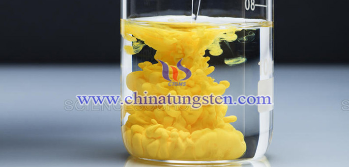 tungsten trioxide applied for thermal insulation dispersion liquid picture