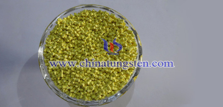 tungsten trioxide nanopowder applied for heat insulation masterbatch picture