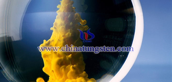 tungsten trioxide powder applied for thermal insulation dispersion liquid picture