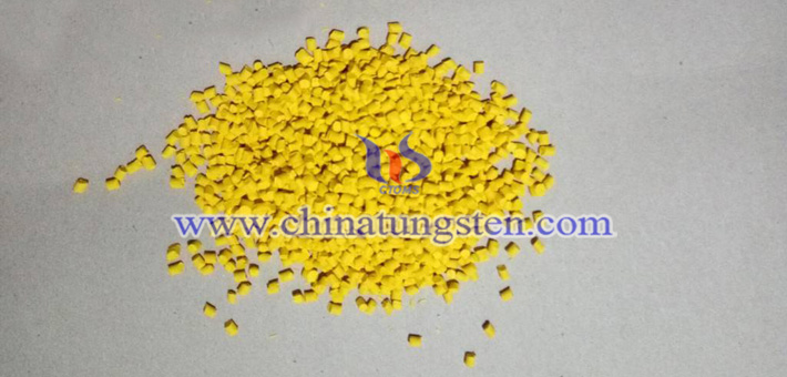 tungsten trioxide powder applied for thermal insulation master batch picture