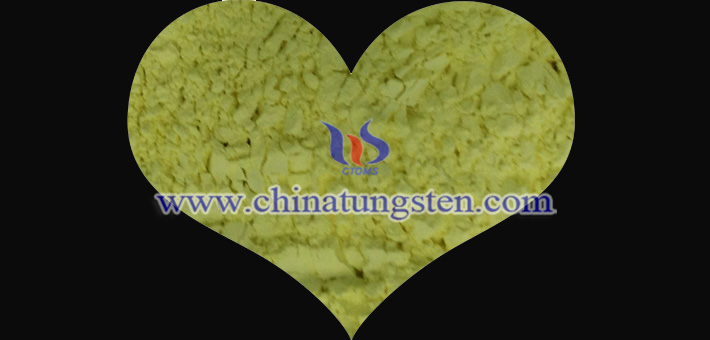 yellow tungsten oxide applied for thermal insulation dispersion picture