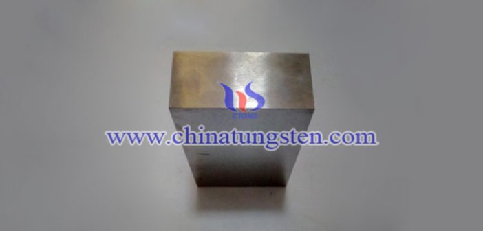 100x100x50mm tungsten alloy block picture