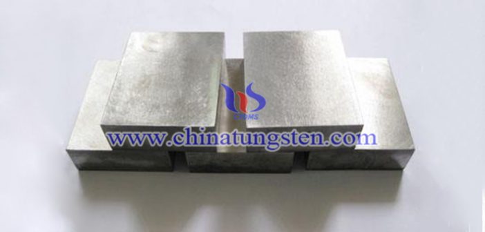 90W-6Ni-4Cu tungsten alloy block picture