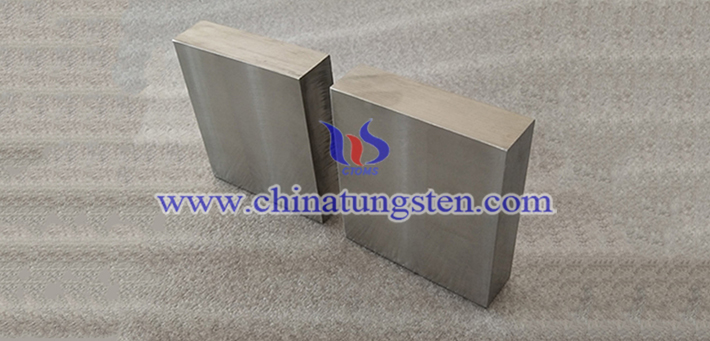 90W-6Ni-4Fe tungsten alloy block picture