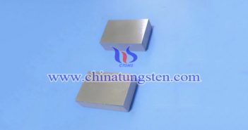 95W-4Ni-1Cu tungsten alloy block picture