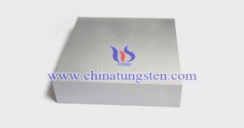 Anviloy 1050 tungsten alloy block picture