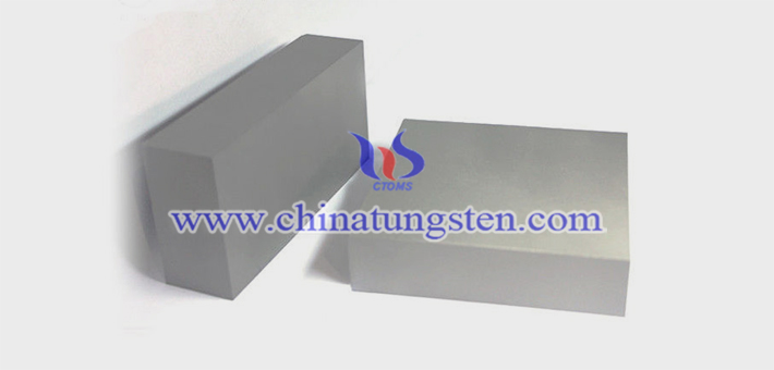 Anviloy 1050 tungsten alloy block picture