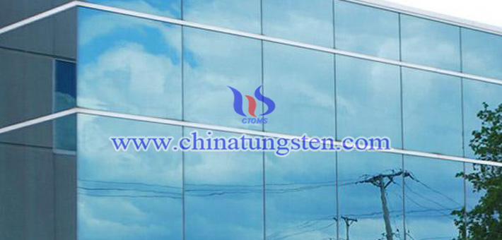 tungsten oxide applied for thermal insulating glass picture