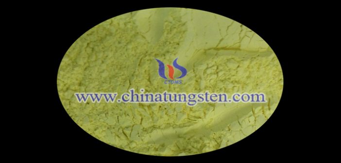 tungsten oxide applied for thermal insulation dispersion image