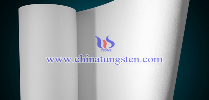 tungsten oxide applied for thermal insulation paper picture