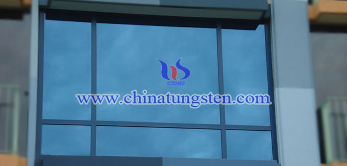 tungsten oxide applied for window heat insulation film picture