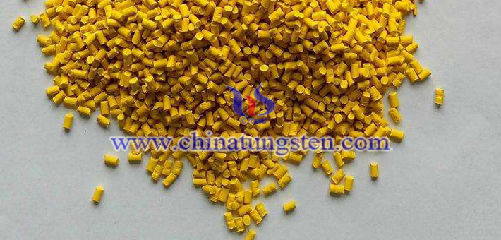 yellow tungsten oxide nanopowder applied for ceramic microsphere picture