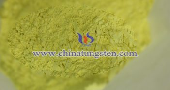 yellow tungsten oxide nanopowder applied for heat insulating window glass image