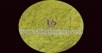 yellow tungsten oxide nanopowder applied for thermal insulation paper image