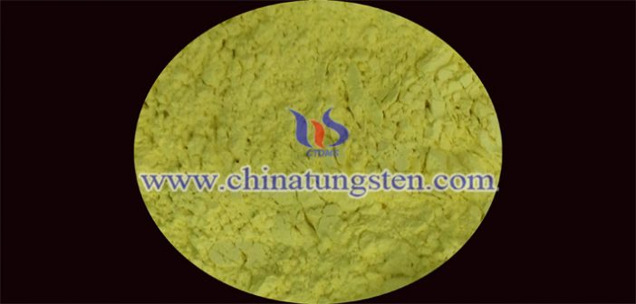 yellow tungsten oxide nanopowder applied for thermal insulation paper image