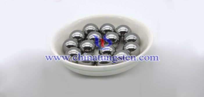 97W-2.1Ni-0.9Fe tungsten alloy ball picture