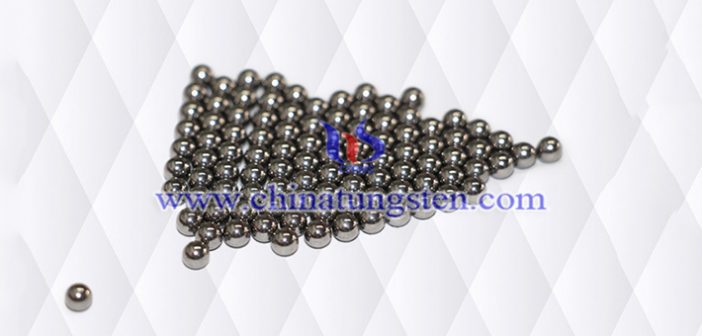 Anviloy 1350 tungsten alloy ball picture