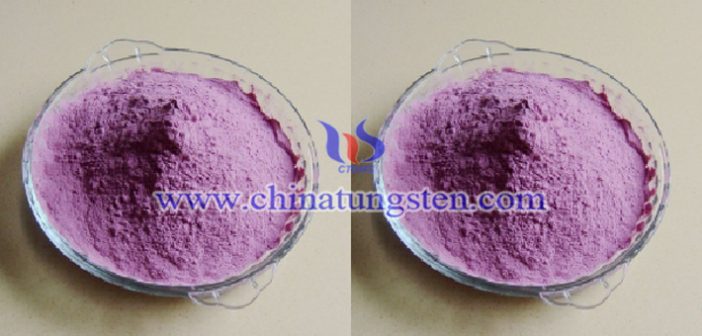 nano violet tungsten oxide applied for infrared thermal insulation nano material image