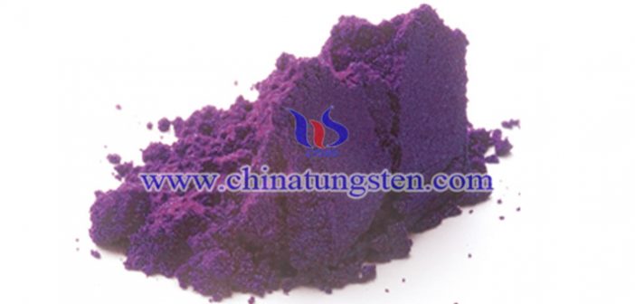 nano violet tungsten oxide applied for thermal insulation dispersion liquid image