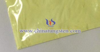 nanometer yellow tungsten oxide applied for nano ceramic color master image