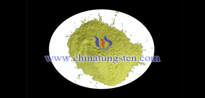 transparent thermal insulation material nanometer yellow tungsten oxide image