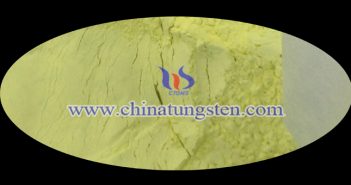 transparent thermal insulation nanopowder nanometer yellow tungsten oxide image