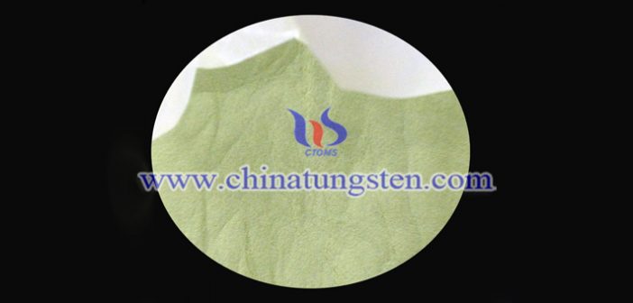 tungsten oxide powder applied for nano-ceramic color master image