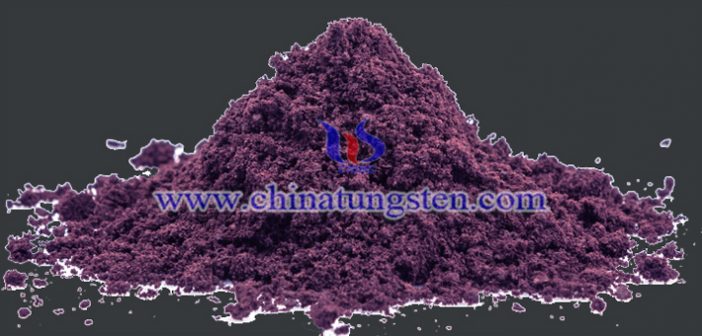 violet tungsten oxide applied for ceramic microsphere image