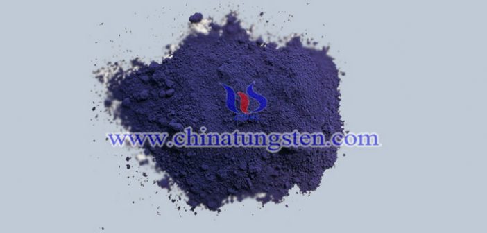 violet tungsten oxide applied for heat insulating window glass image