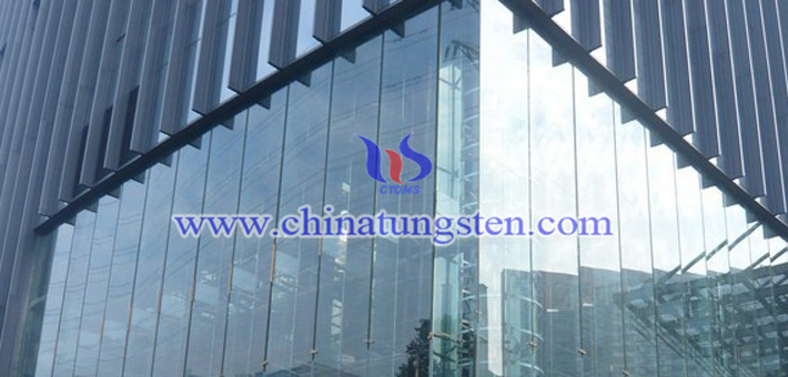 violet tungsten oxide applied for thermal insulating glass picture