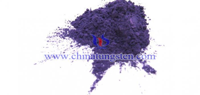 violet tungsten oxide applied for transparent thermal insulation nanopowder image