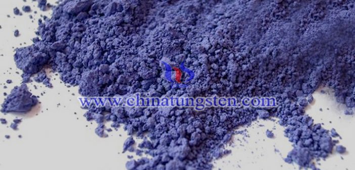 blue nano tungsten oxide applied for ceramic microsphere image