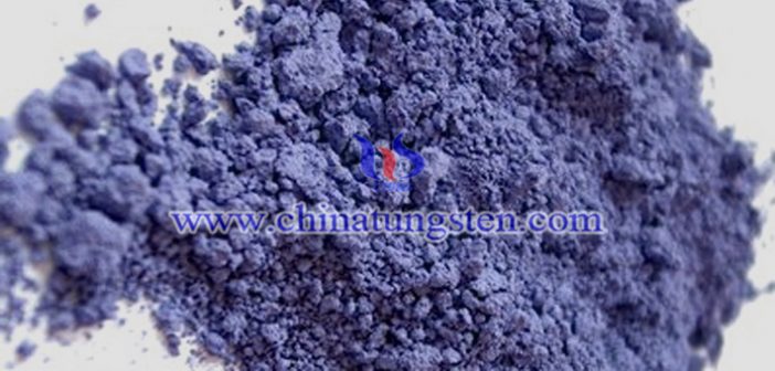 blue nano tungsten oxide applied for nano-ceramic dispersion solution image