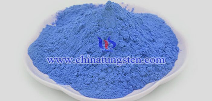 blue nano tungsten oxide applied for near infrared shielding material image