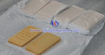 gold plated tungsten alloy bar picture