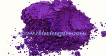 nano particle size violet tungsten oxide applied for thermal insulation dispersion liquid image