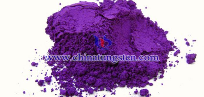 nano particle size violet tungsten oxide applied for thermal insulation dispersion liquid image