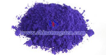 nano particle size violet tungsten oxide applied for transparent thermal insulation material image