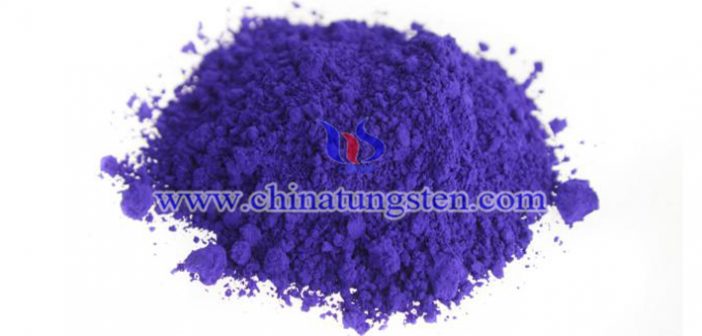 nano particle size violet tungsten oxide applied for transparent thermal insulation material image