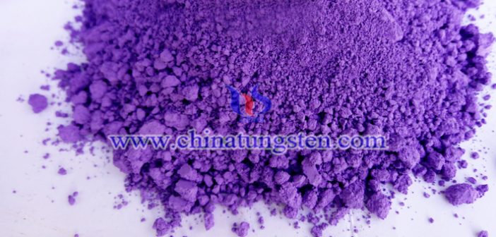 nano particle size violet tungsten oxide applied for transparent thermal insulation nanopowder image