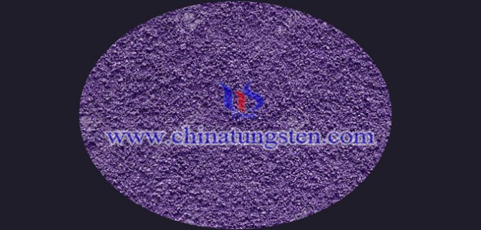 nano violet tungsten oxide powder applied for infrared ultraviolet shielding material picture