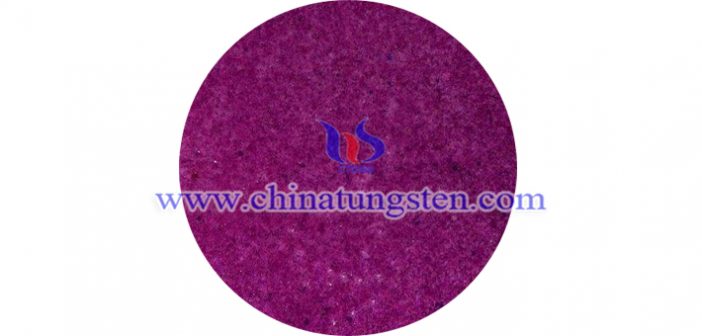 nano violet tungsten oxide powder applied for nano-ceramic dispersion solution picture