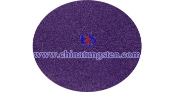 nano violet tungsten oxide powder applied for thermal insulation dispersion image