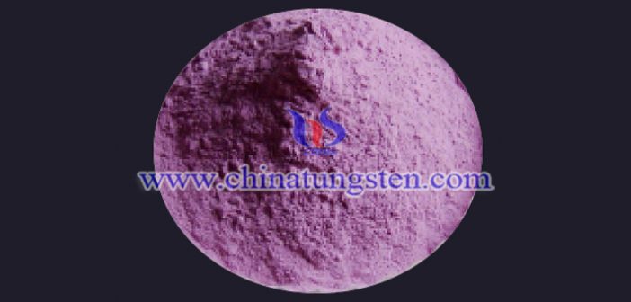 nano violet tungsten oxide powder applied for thermal insulation masterbatch image