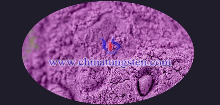 nano violet tungsten oxide powder applied for transparent thermal insulation nanopowder image