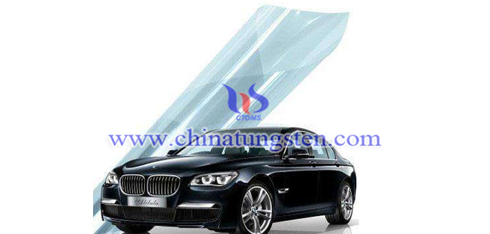 nanometer blue tungsten oxide applied for heat insulating window glass picture