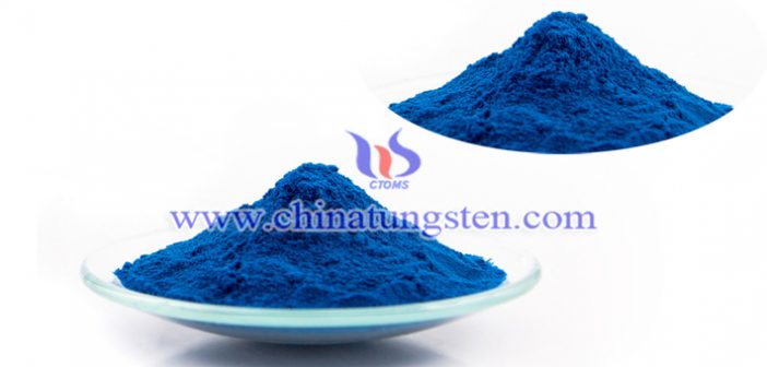 nanometer blue tungsten oxide applied for near infrared shielding material image