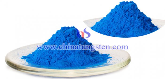 nanometer blue tungsten oxide applied for thermal insulation dispersion image