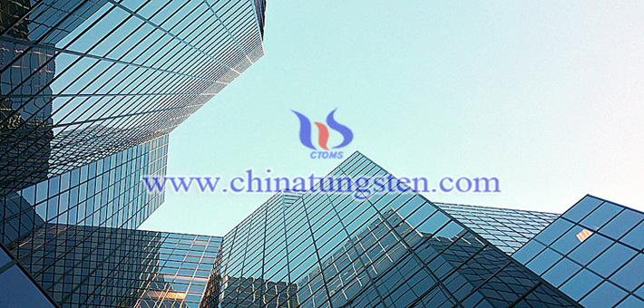 nanometer blue tungsten oxide applied for thermal insulation dispersion picture