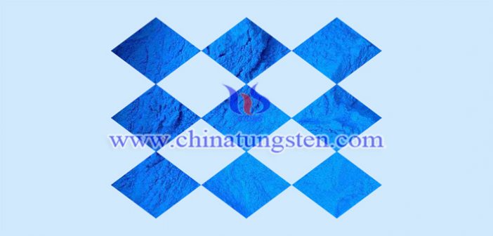 nanometer blue tungsten oxide applied for transparent thermal insulation material picture